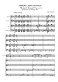 Jiddische Lieder und Tänze für Klarinette und Streichquartett